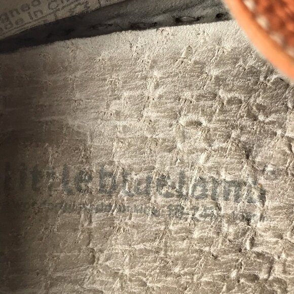 Little Blue Lamb Toddler Baby Leather Shoes Beige Hook & Loop Straps 18-24 month - Picture 4 of 7